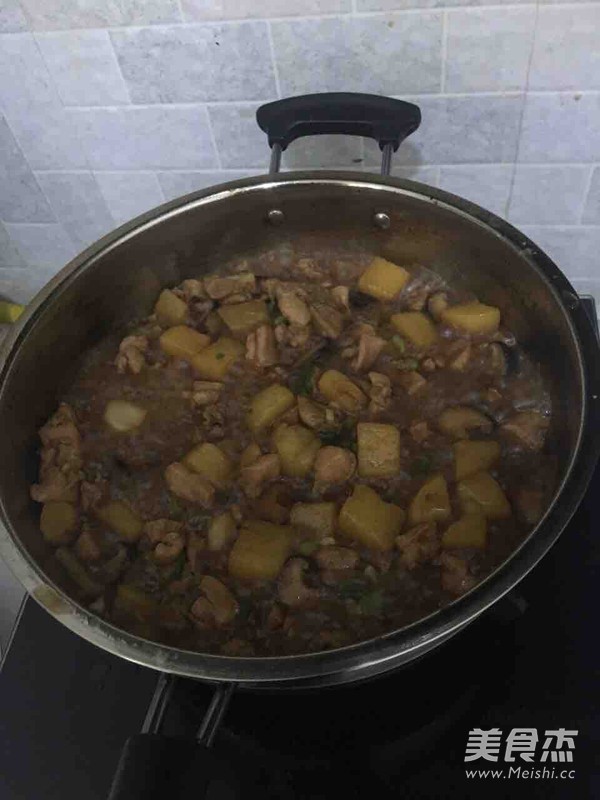 黄焖鸡米饭的做法步骤:12
