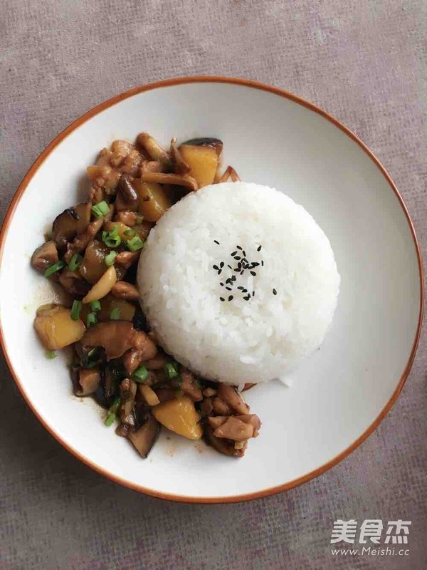 黄焖鸡米饭的做法步骤:12
