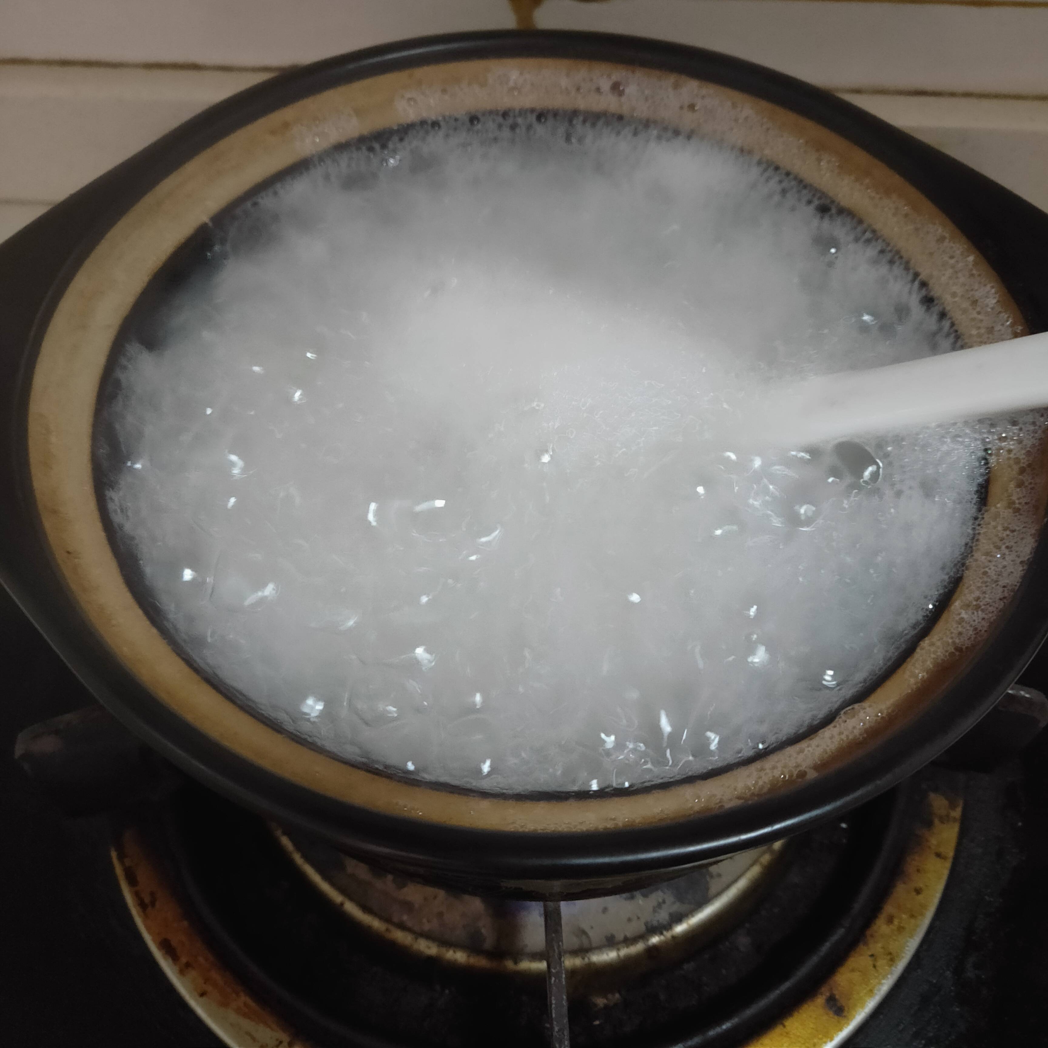 干贝粥的做法步骤：2