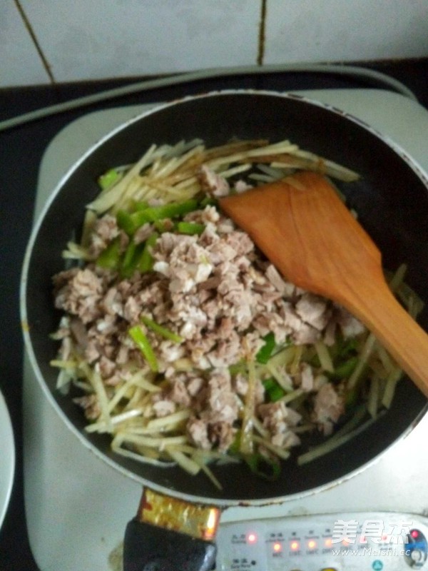 肉末土豆丝的做法步骤：5