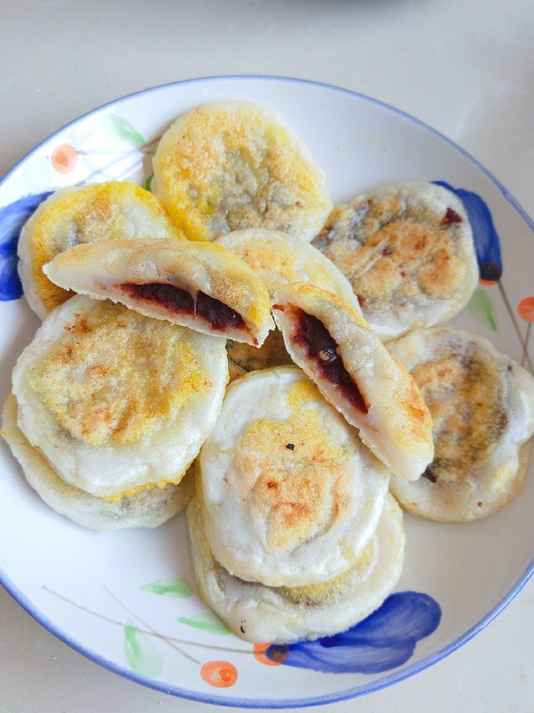 糯米豆沙饼的做法步骤：7