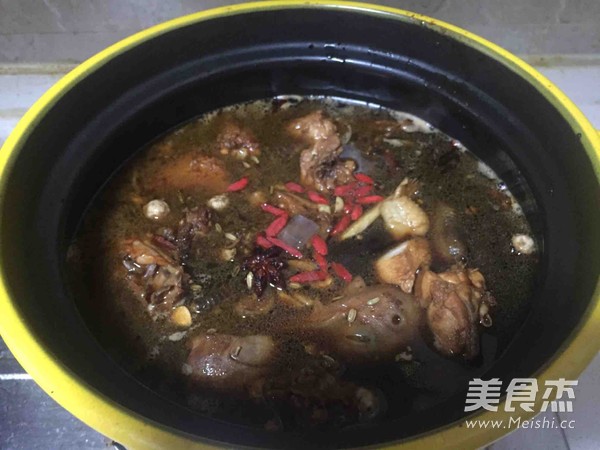 红烧辣仔鸡的做法步骤:9