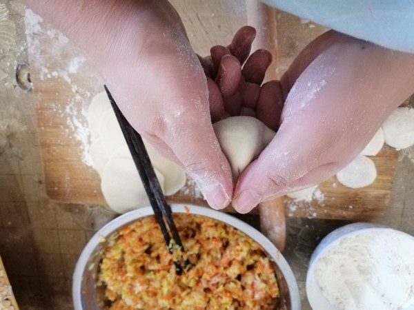 白菜猪肉饺子的做法步骤：4