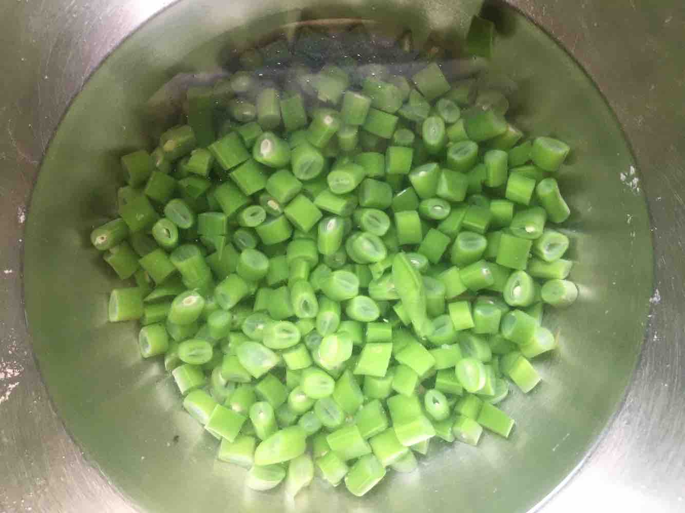 四季豆炒肉末的做法步骤:4