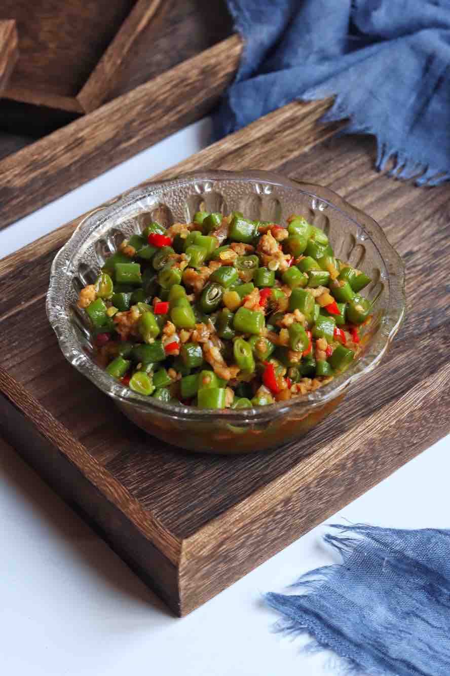 四季豆炒肉末的做法步骤:10