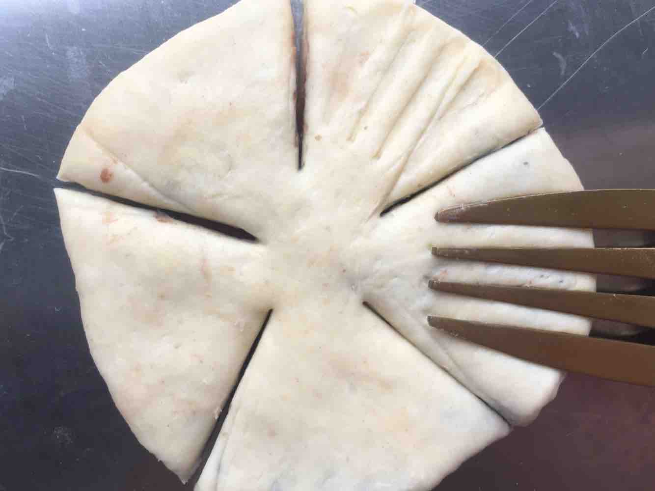 樱花酥(蛋挞皮版)的做法步骤:5