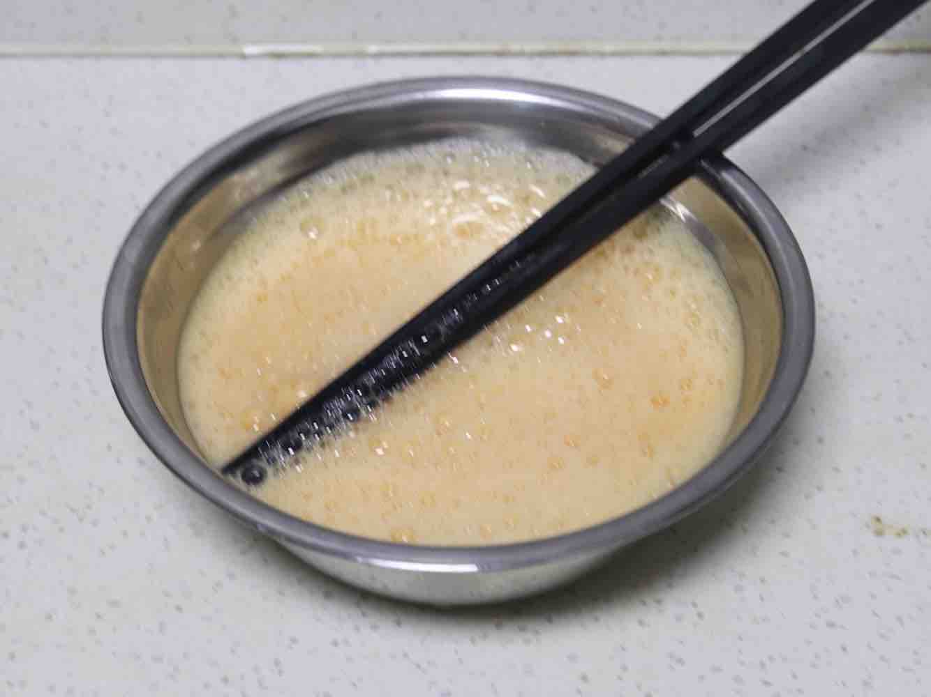 肉末豆腐蒸蛋羹的做法步骤:2