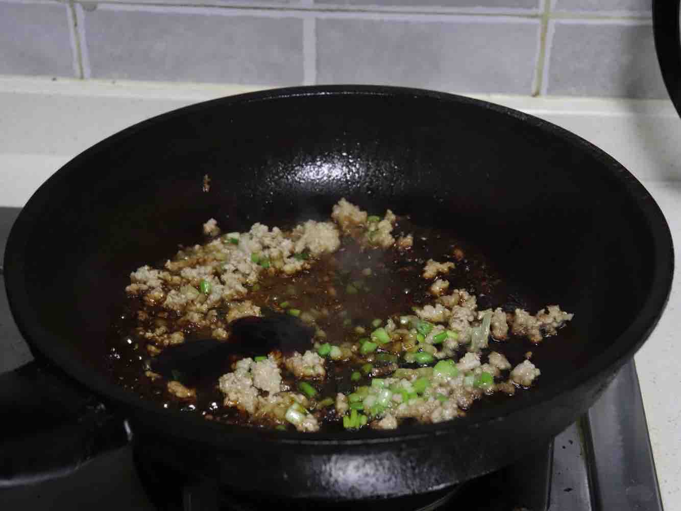 肉末豆腐蒸蛋羹的做法步骤:6