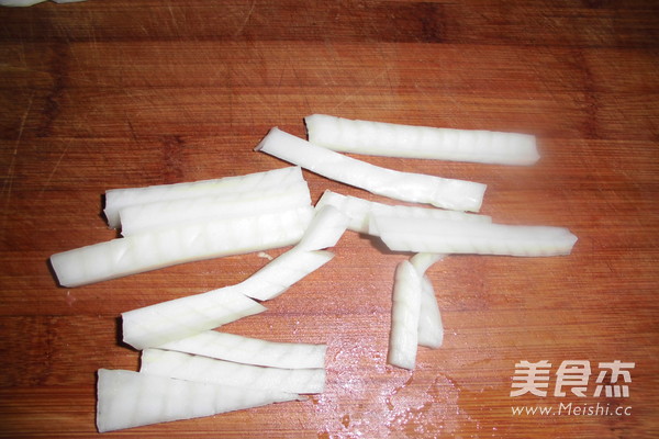 凤尾白菜帮的做法步骤：3