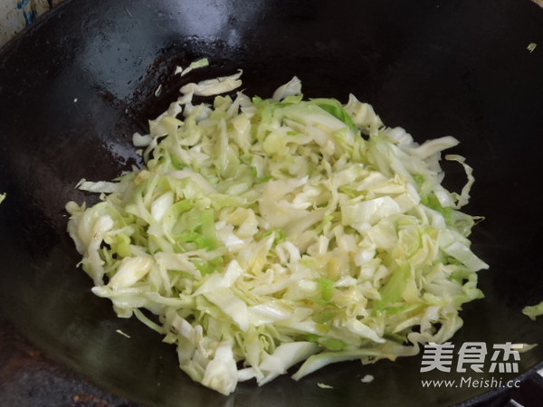 豉香圆白菜的做法步骤:4