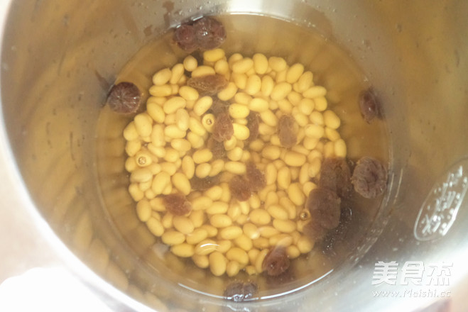 桂圆豆浆的做法步骤:5