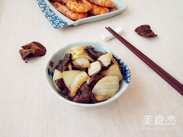 榛蘑炒白菜的做法步骤:10