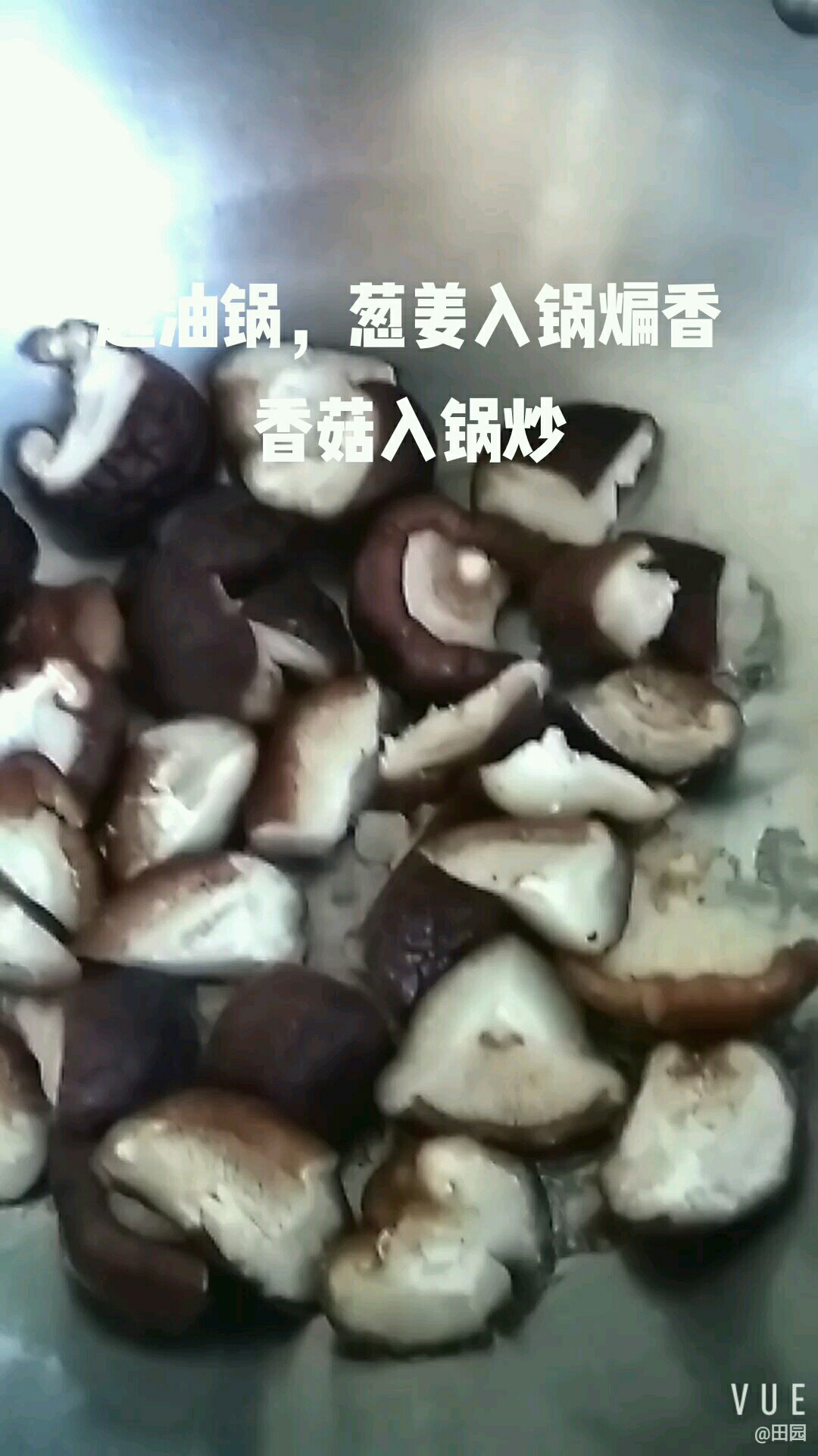 香菇炒圆白菜的做法步骤：3