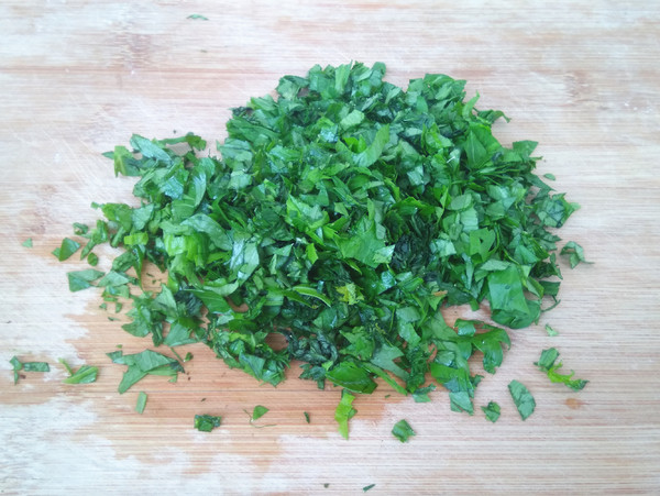 芹菜叶饼的做法步骤:4