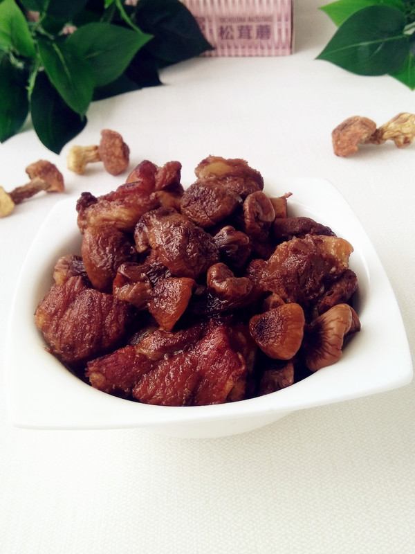 红烧排骨松茸蘑的做法步骤:10