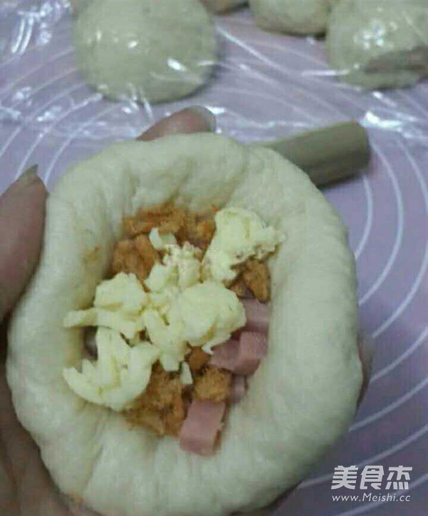 熔岩芝士面包的做法步骤:6