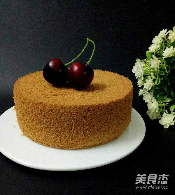 咖啡戚风蛋糕的做法步骤:9