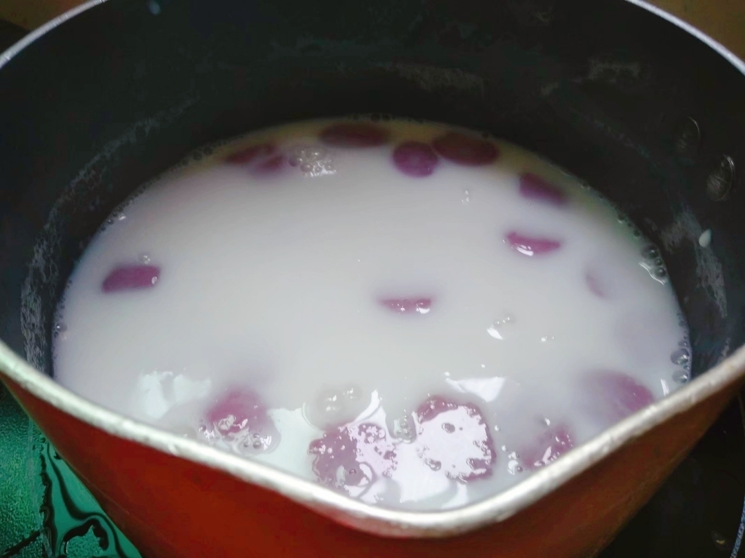 芒果奶香芋圆的做法步骤:7