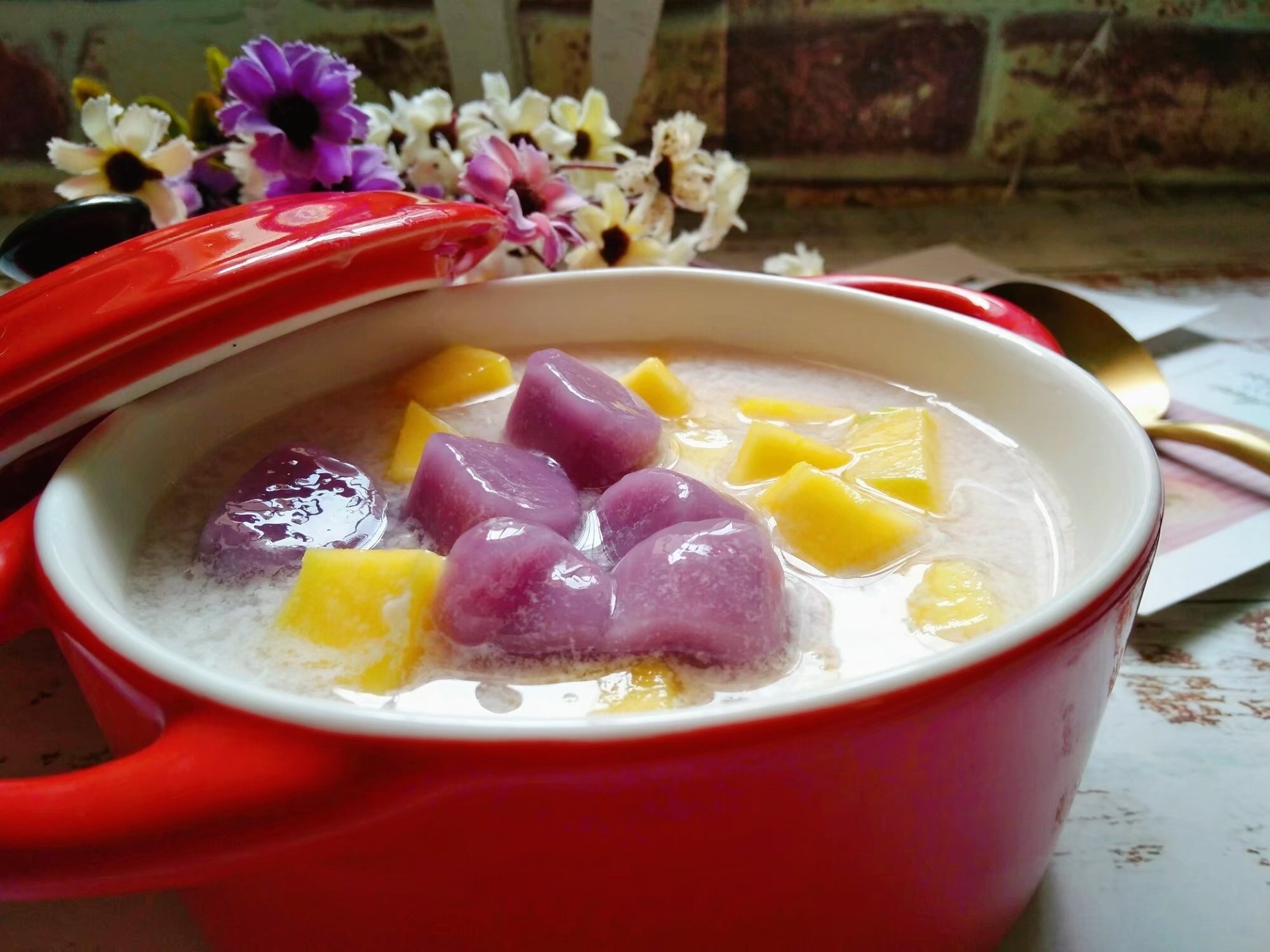 芒果奶香芋圆的做法步骤:10