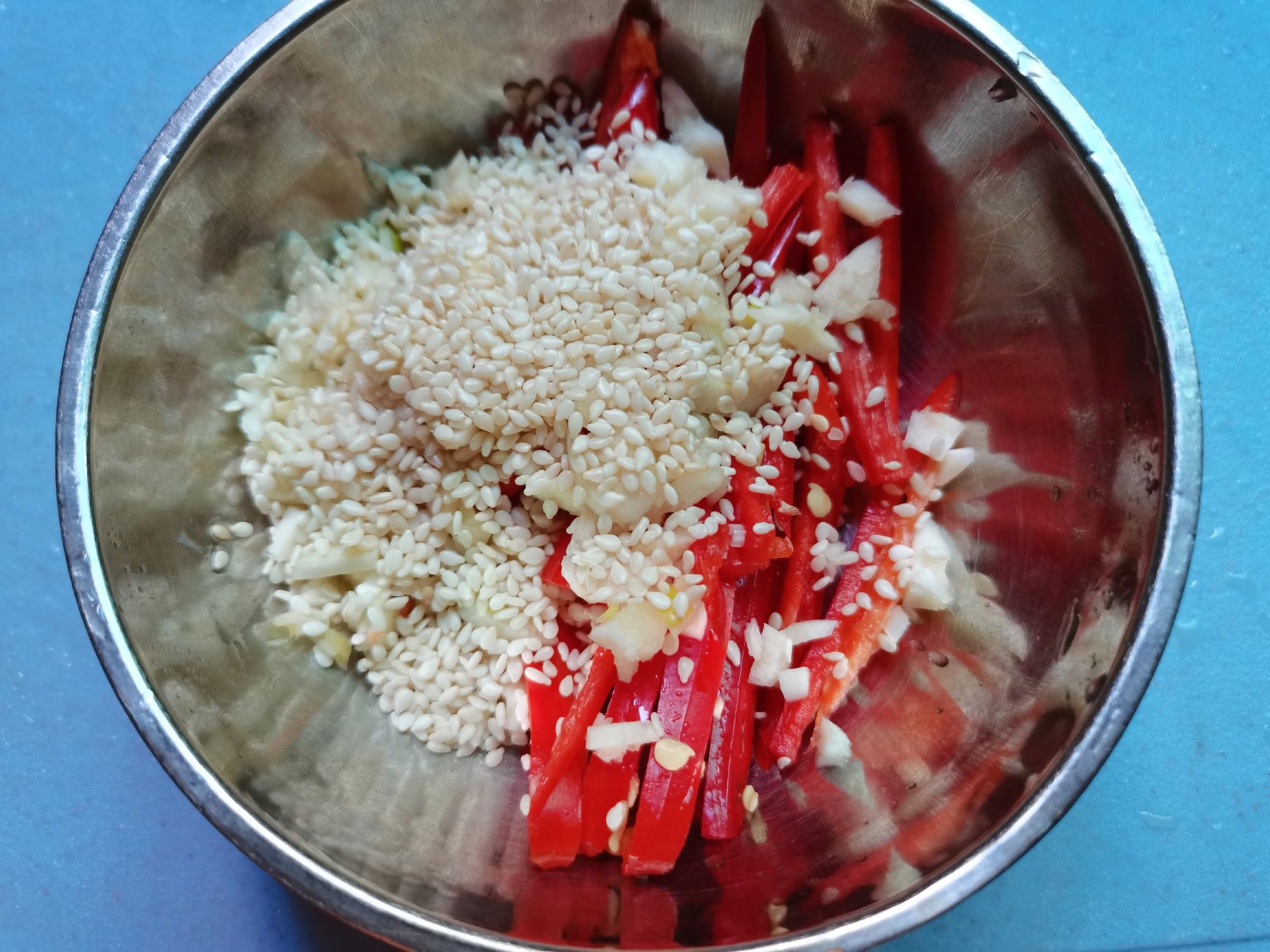 凉拌油麦菜的做法步骤:11