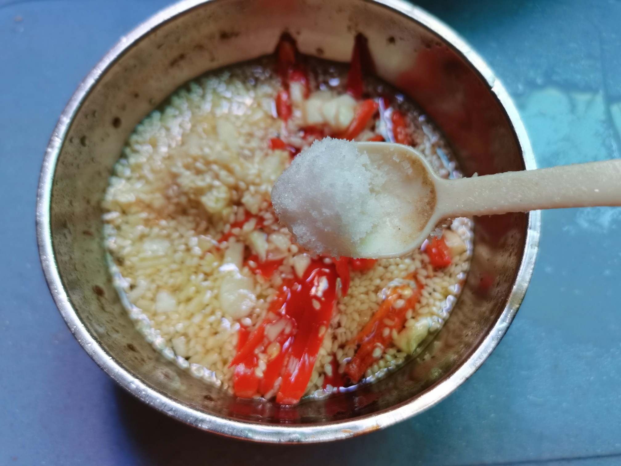 凉拌油麦菜的做法步骤:13