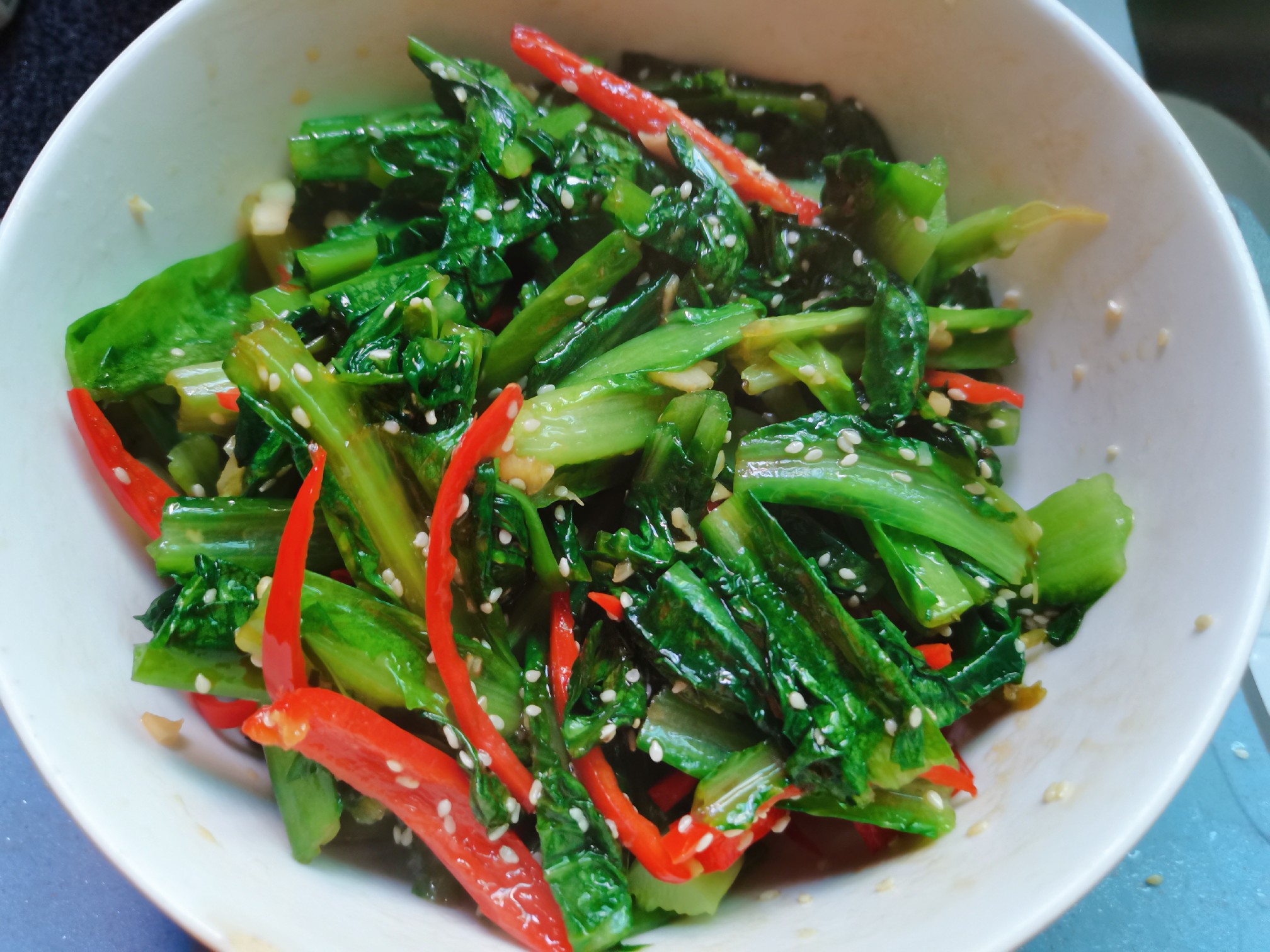 凉拌油麦菜的做法步骤:18