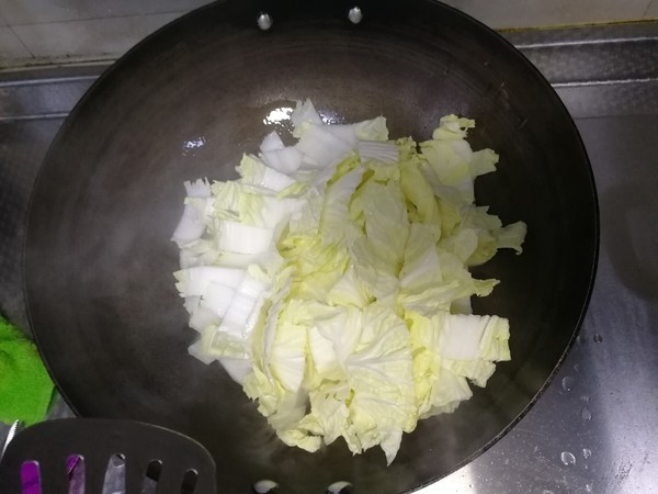 清炒白菜的做法步骤:3
