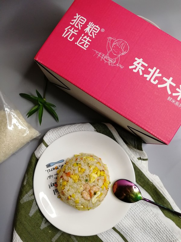 虾仁什锦炒饭的做法步骤:13
