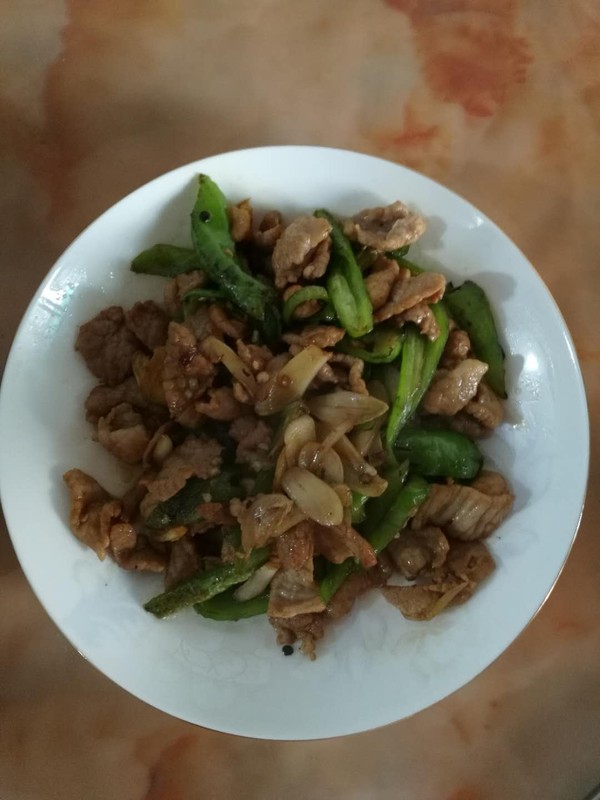 辣椒炒肉的做法步骤:6