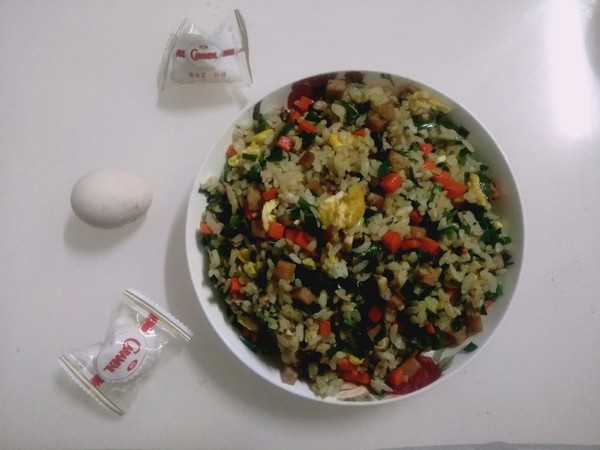 蛋炒饭的做法步骤：9