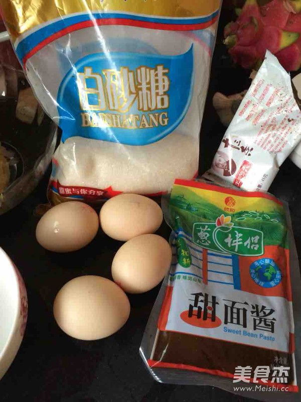 炸鸡蛋酱的做法步骤:1