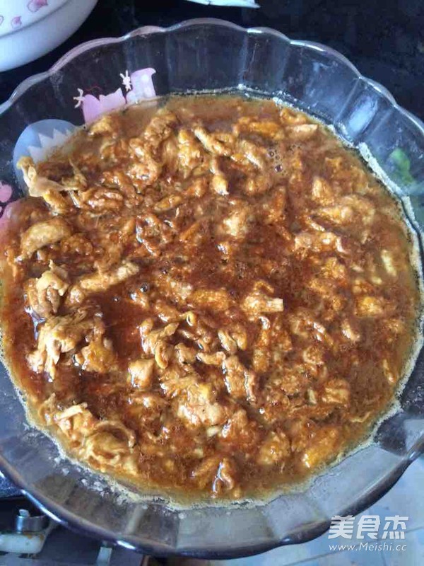 炸鸡蛋酱的做法步骤:7