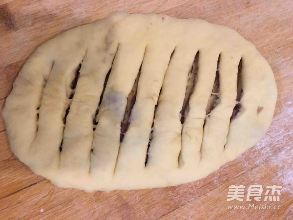 红豆沙面包卷的做法步骤:11