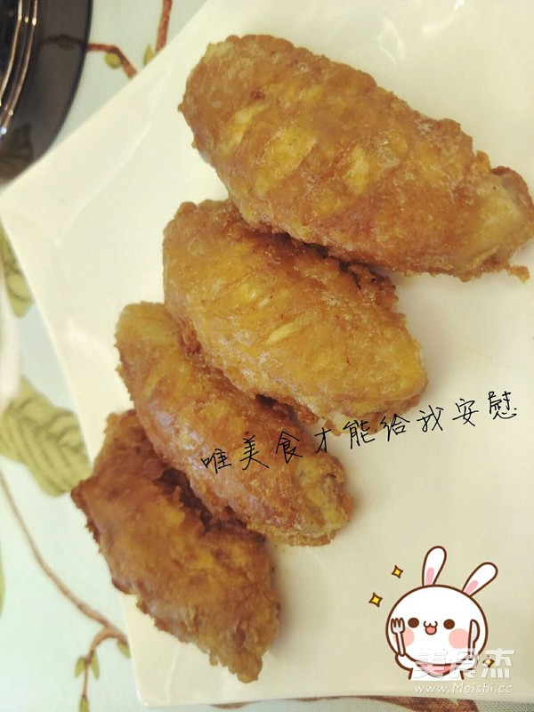 香酥鸡蛋炸鸡翅的做法步骤：11