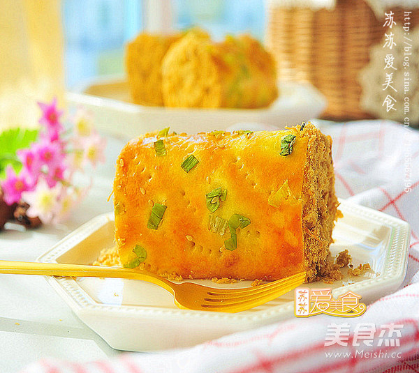 香葱肉松面包卷的做法步骤:9