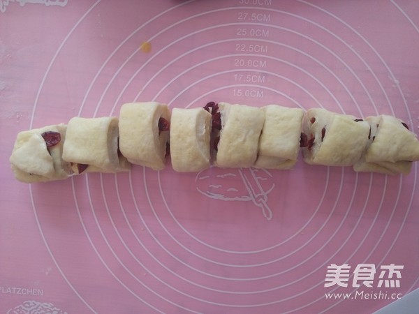 蔓越莓酥粒手撕面包的做法步骤:12