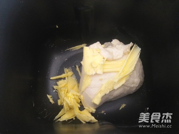蔓越莓酥粒手撕面包的做法步骤:3