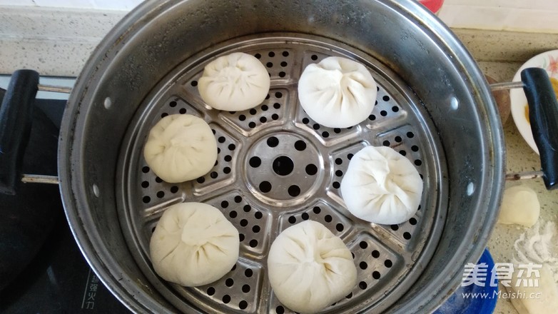 红薯馅包子的做法步骤:13