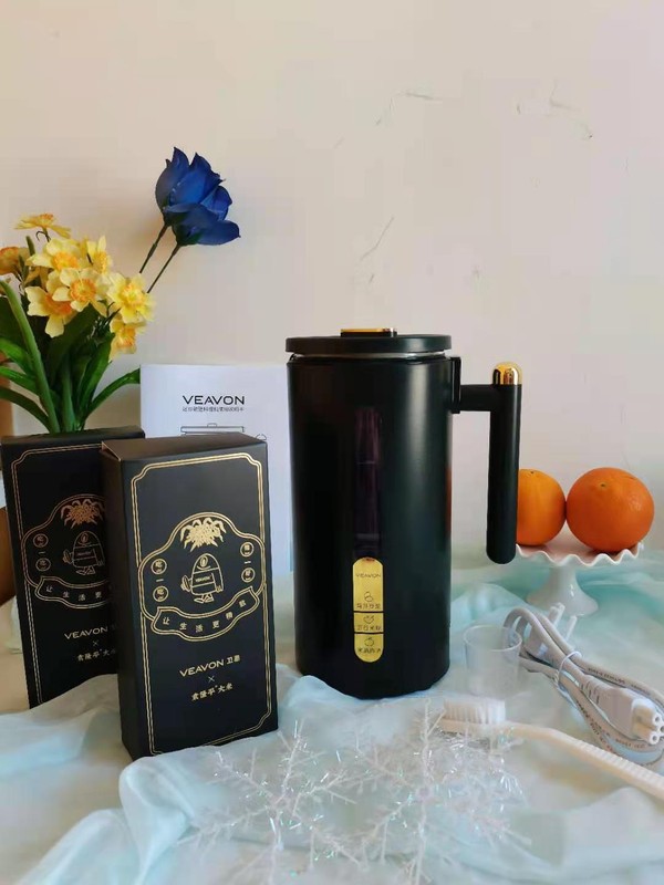 红豆豆浆的做法步骤:2