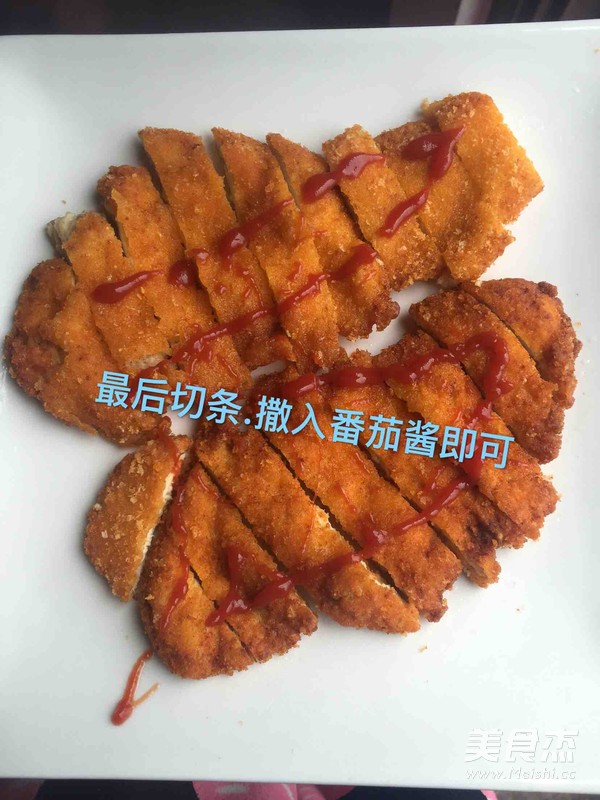 香酥鸡排的做法步骤：10