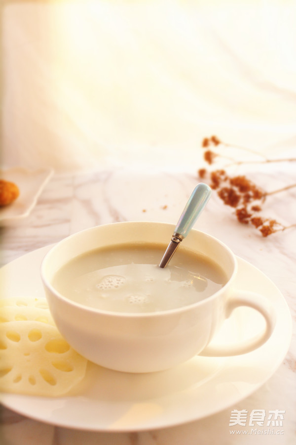 大米莲藕豆浆的做法步骤:7