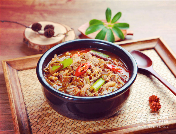 韩式辣牛肉汤的做法步骤:10