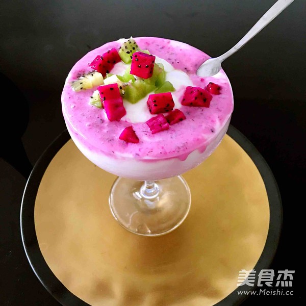 smoothies雪顶（纯酸奶）的做法步骤：6