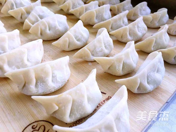 八宝素馅煎饺的做法步骤:7