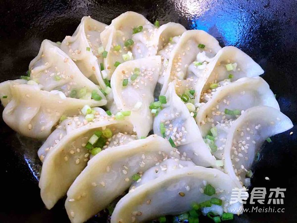八宝素馅煎饺的做法步骤:9