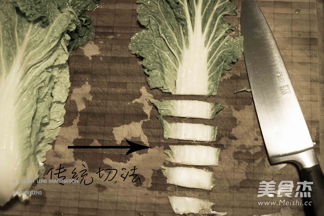 虾皮炒大白菜的做法步骤：1