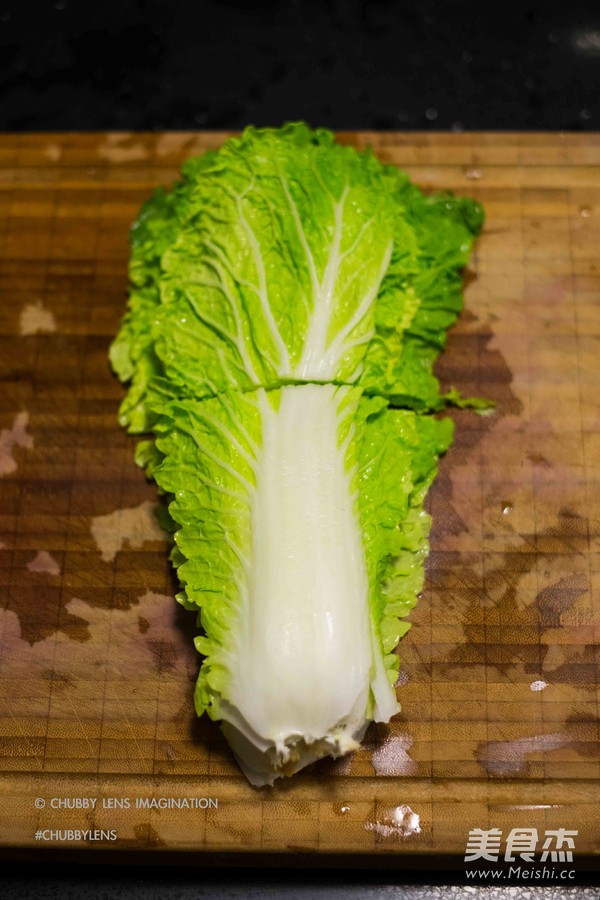 虾皮炒大白菜的做法步骤:2