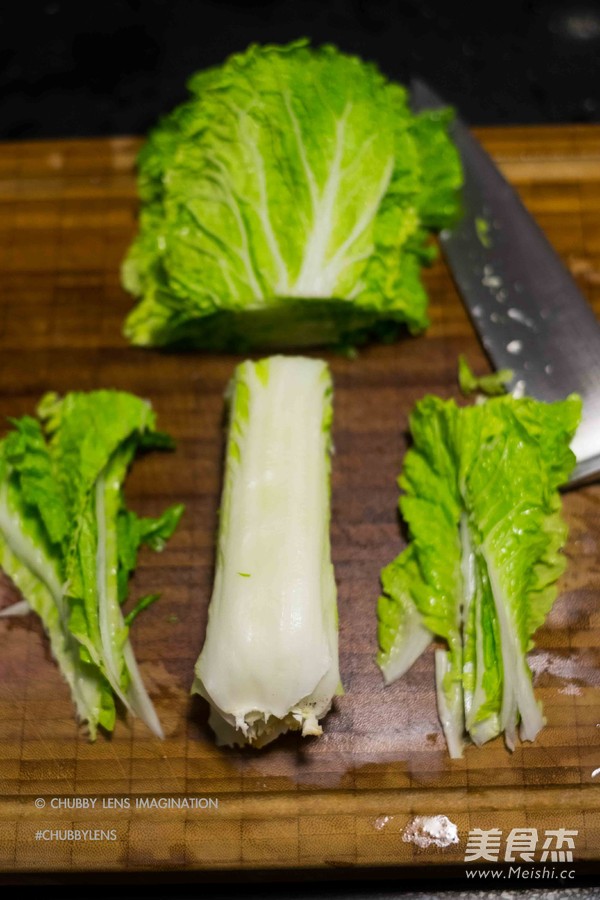 虾皮炒大白菜的做法步骤:4