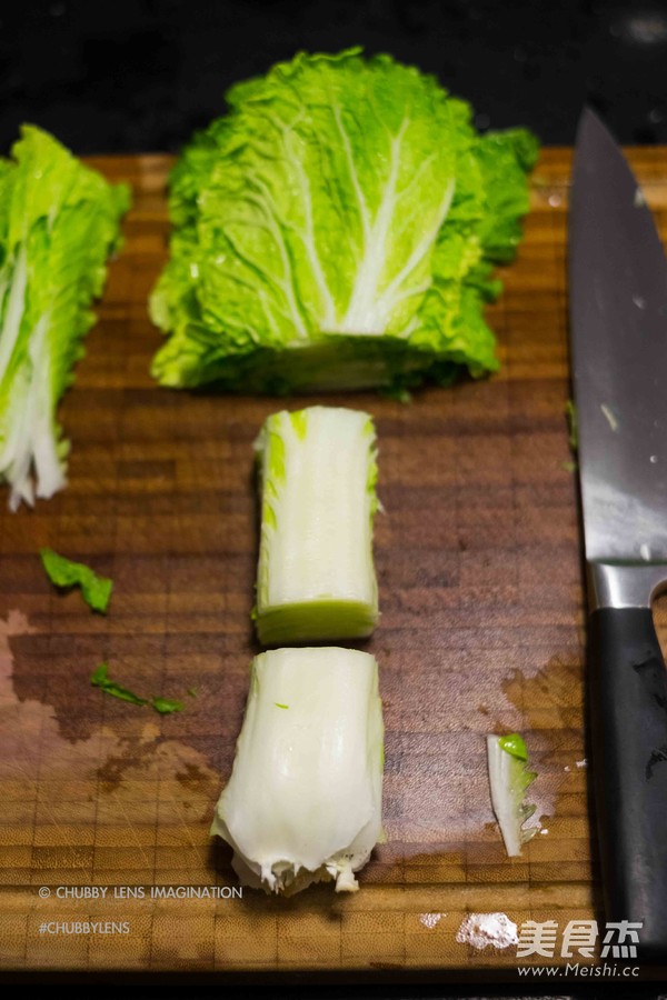 虾皮炒大白菜的做法步骤:5