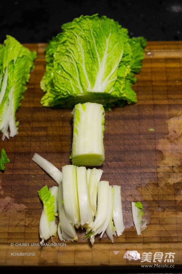 虾皮炒大白菜的做法步骤:6